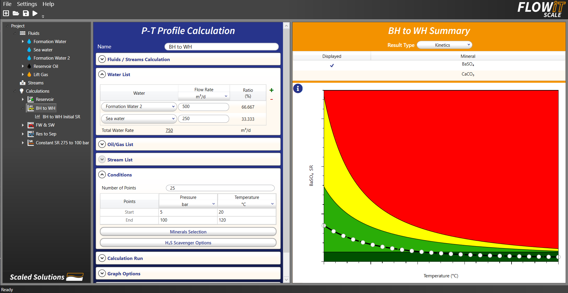 FlowiT Scale P-T Profile Calculation